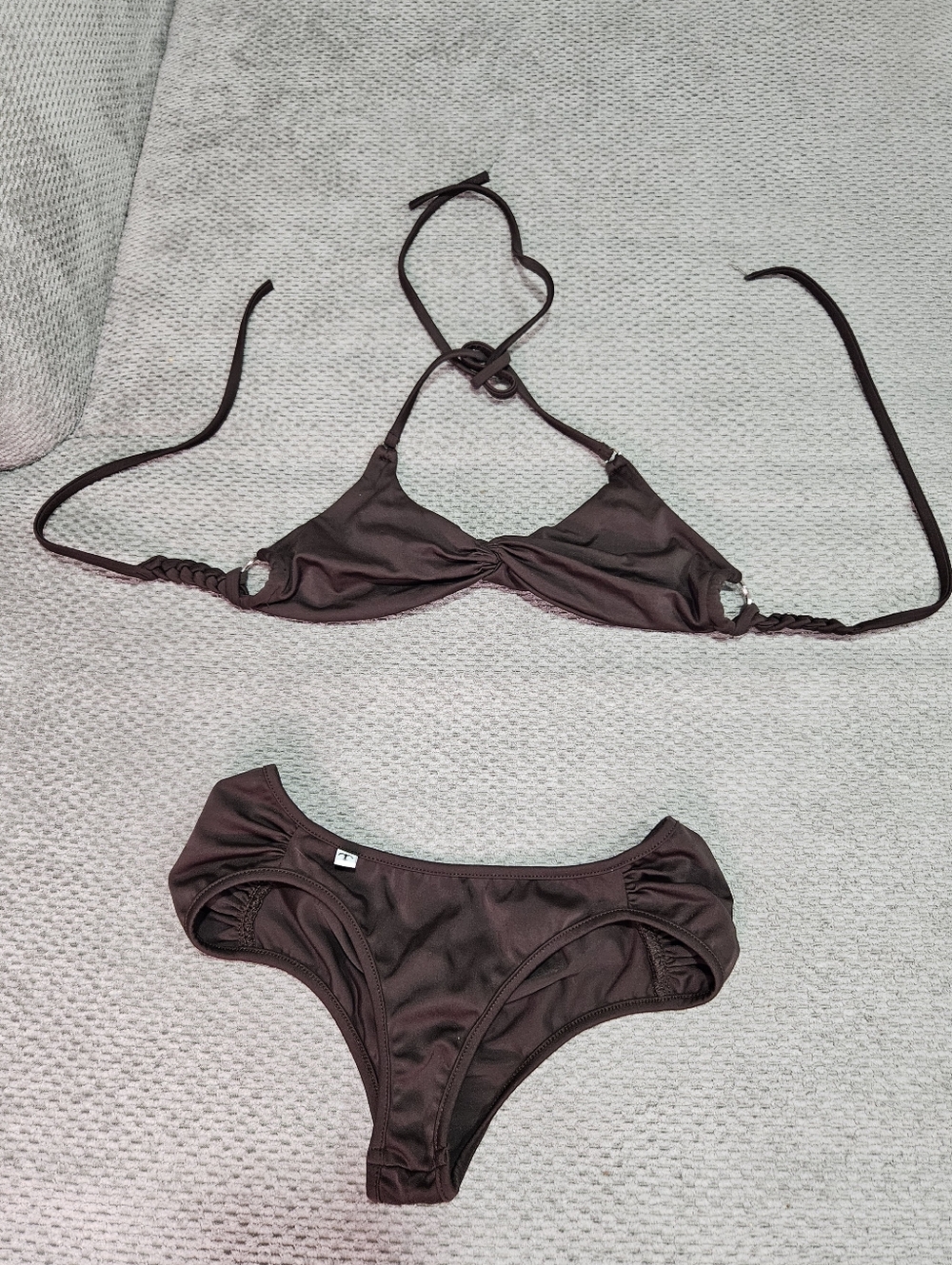 Luxury Teeny B Bikini, Brown